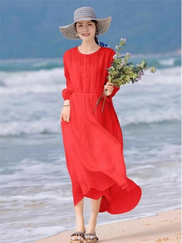 【200円OFFクーポン配布中】リゾートワンピ 夏ワンピース 白ワンピース 大人可愛い...