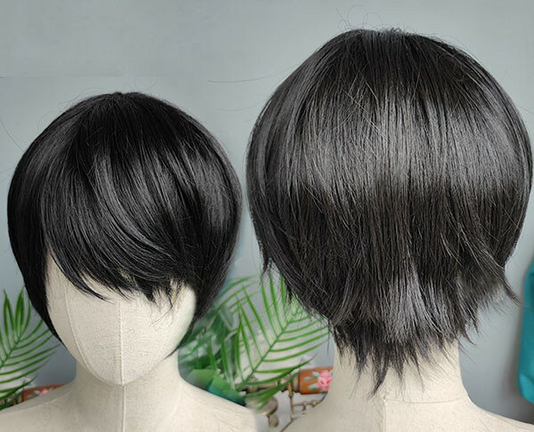 ウィッグ メンズ 短髪 かつら 自然 フルウィッグ ショートウィッグ ショートヘア 前髪あり コスプレ 男装 おしゃれ ナチュラル かっこいい 可愛い ショート 耐熱ウィッグ 小顔効果抜群 コスチューム 文化祭 学園祭 イベント 韓国風 dp214n1n1g4