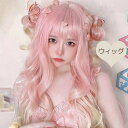 フルウィッグ グラデーション lolita 長髪 ロリータ風 原宿風 かつら 巻き毛 ゆめかわいい ゆめかわ ウィッグ 前髪あり 桃色 ピンク レディース コスプレ 可愛い ロング 耐熱ウィッグ コスチューム 小顔効果抜群 文化祭 学園祭 イベント 変装 女装 dp229n1n1w9