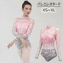 バレエ レオタード 大人 スカート無し レース ハイネック 長袖 バレエ用品 ballet用品 レッスン着 お洒落 練習着 演出用 可愛い バレエダンス ダンス...