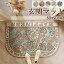 おしゃれな玄関マット 60*90cm 5カラー 玄関 マット 屋内 オシャレ フラワー 花柄 ドアマット 北欧 エ..