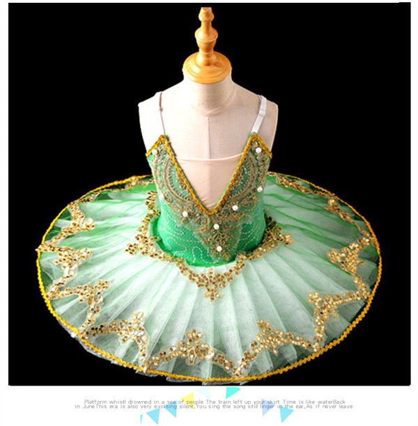 バレエダンス 子供ダンス衣装 演出バレエ 大きいサイズ バレエ ワンピース 子供バレエ 子供用舞台衣装 バレエ発表会 ダンス服 ballet用品 新体操 ダンスウェア 練習着 演出用 レット ブルー グリーン ローズ　dm017w9w9w9