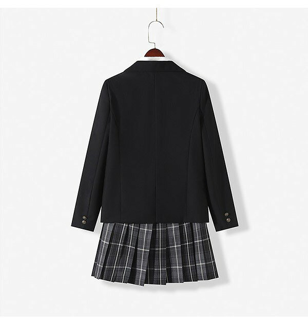 【楽天1位】卒業式スーツ 女の子 入学式 子供服 5点セット ゆったりサイズ フォーマルスーツ 中学生 高校生 制服 学生服 チェック 通学 女児 ジュニアスーツ 子供スーツ 小学生 卒業式服 お受験 発表会 ブラック ネイビー グレー キャメル dt240x1x1c6 3