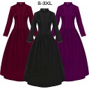 【8%OFFクーポン】中世 ヨーロッパ風 レディース ワンピース ハロウィンワンピース中世 復古 西洋 民族衣装 貴族 演劇 舞台服 ステージ衣装コスプレ女性用...