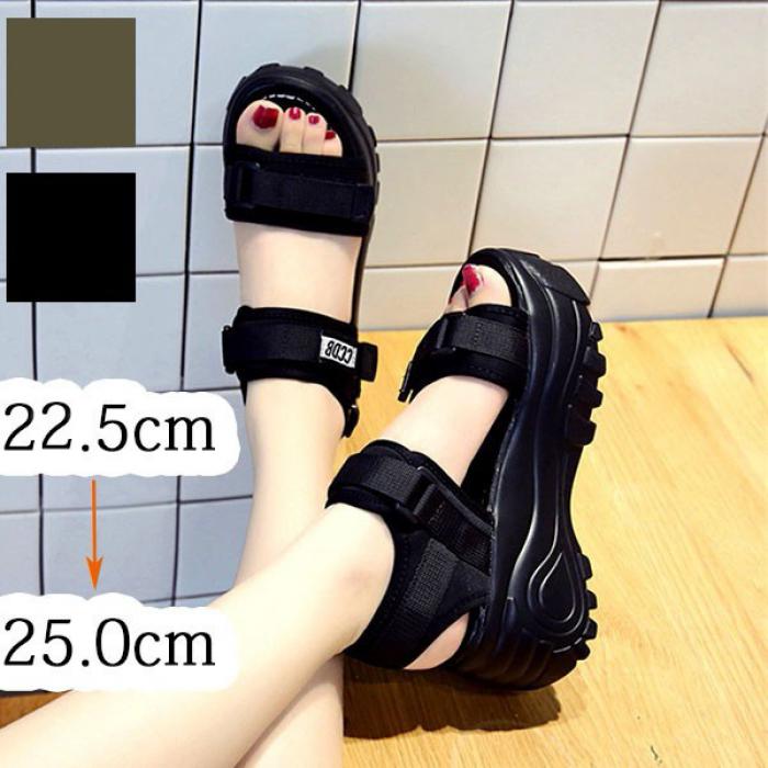 ウェッジソール スポーツサンダル 