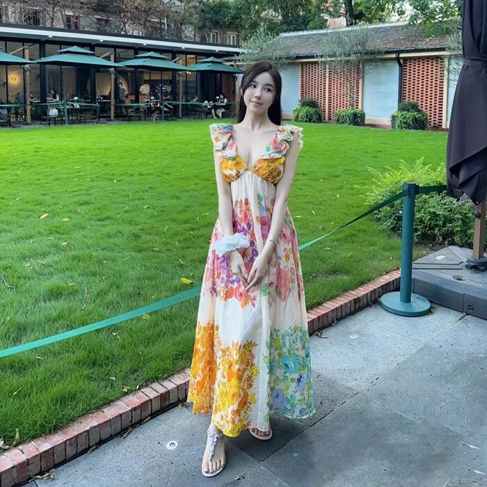 リゾートワンピース キャミソール 沖縄 大人 可愛い 夏 ロングワンピース ハワイ ...