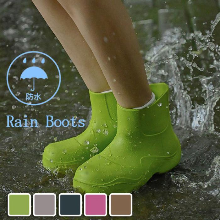 レインブーツ レディース レインシューズ ブーツ ショートブーツ 雨靴 黒 防水 防雪 おしゃれ 軽量 快適ブーツ 完全防水 おしゃれ かわいい 履きやすい 雨...