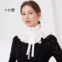 つけ襟 レディース 付け襟 立ち襟 ロリータ 襟 レディース プリーツ フリルカラー 取り外し可能 襞襟 ブラウス シャツ ファッション小物 重ね着風 大人 可愛い エレガント オールシーズン 仮装 イベント 学園祭 コスチューム na005zbzbx0