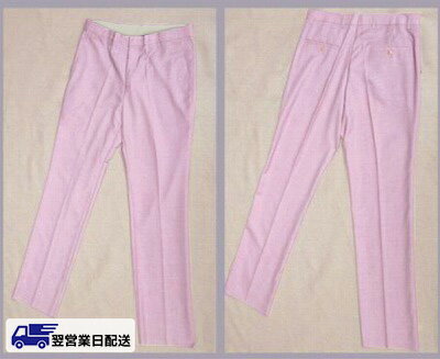 【翌営業日発送】L ズボンのみ ピンク ビジネススーツ シングル メンズスーツ 紳士服 ズボン メンズ おしゃれ dg599f0lckc /返品・交換・同梱不可