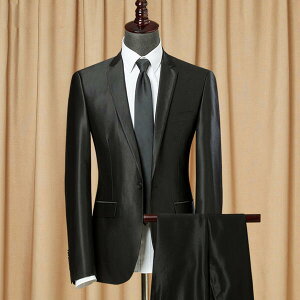 1ボタン スリム スーツ 2ボタン スリム ビジネス シングル メンズ 紳士服 suit ベスト付き ブラックスーツ 大きいサイズ おしゃれ 春 夏 細身 結婚式 ブラック【S/M/L/XL/2XL/3XL】dg032g4g4d4/代引き不可