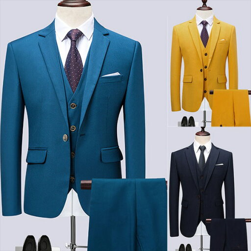 1ボタン スリム スーツ フォーマル ビジネス シングル メンズ 3カラー 紳士服 男性 背広 就職 suit 3点セット 大きいサイズ おしゃれ 春 夏 細身 結婚式 【M 6XL】 ブルー イエロー ブラック dg050g4g4d4 1ボタン スリム スーツ フォーマル ビジネス シングル メンズ 3カラー 紳士服 男性 背広 就職 suit 3点セット 大きいサイズ おしゃれ 春 夏 細身 結婚式 【M 6XL】 ブルー イエロー ブラック dg050g4g4d4