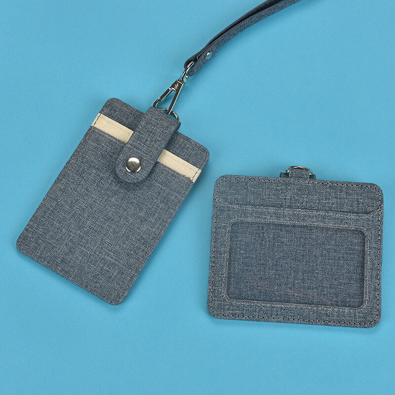 樂天商城 - IDカードホルダー 横型&縦型 IDカードケース ネームホルダー 両面用 名札 パスケース 胸ポケットクリップ&伸縮リール式 クリップストラップ付き