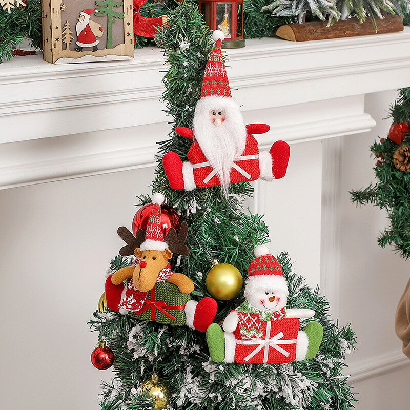Rakuten - 3個セット クリスマス 部屋 クリスマスツリー 飾り パーティー 吊り装飾用 贈り物 ギフト 雰囲気 装飾品