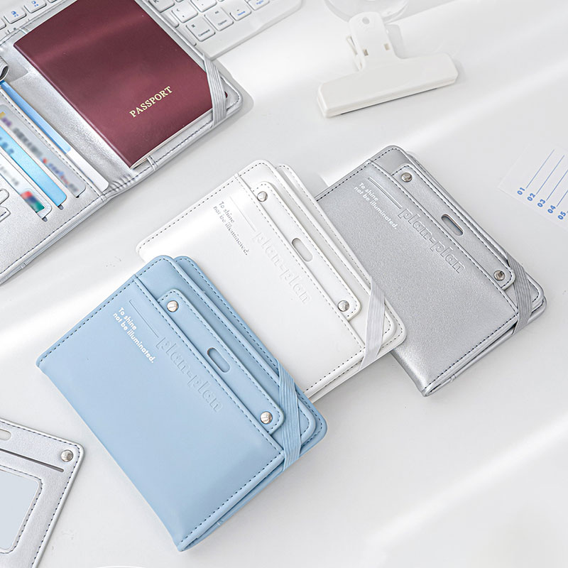 Rakuten - パスポートケース カードケース パスポートカバー pu レザー おしゃれ 多機能収納ポケット スキミング防止 二つ折り 防水 軽量 収納 出張 旅行 男女兼用 クレジットカード、パスポート、SIMカード、航空券など収納用