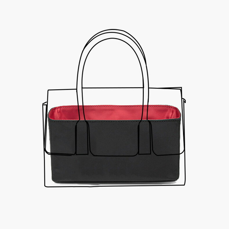全12色 バッグインバッグ エルメス Hermes New drag 22対応 ナイロン 軽量 自立 イ...