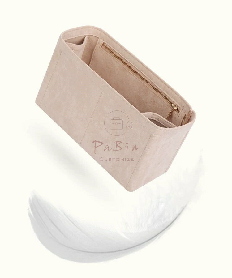 バッグインバッグ COACH対応 スエード/フェルト材質 自立 インナーバッグ ピッタリ 収納 軽量 整理 整頓 通勤 仕分け バッグの中 小物入れ バッグ 内部 底 汚れ防止 PaBin