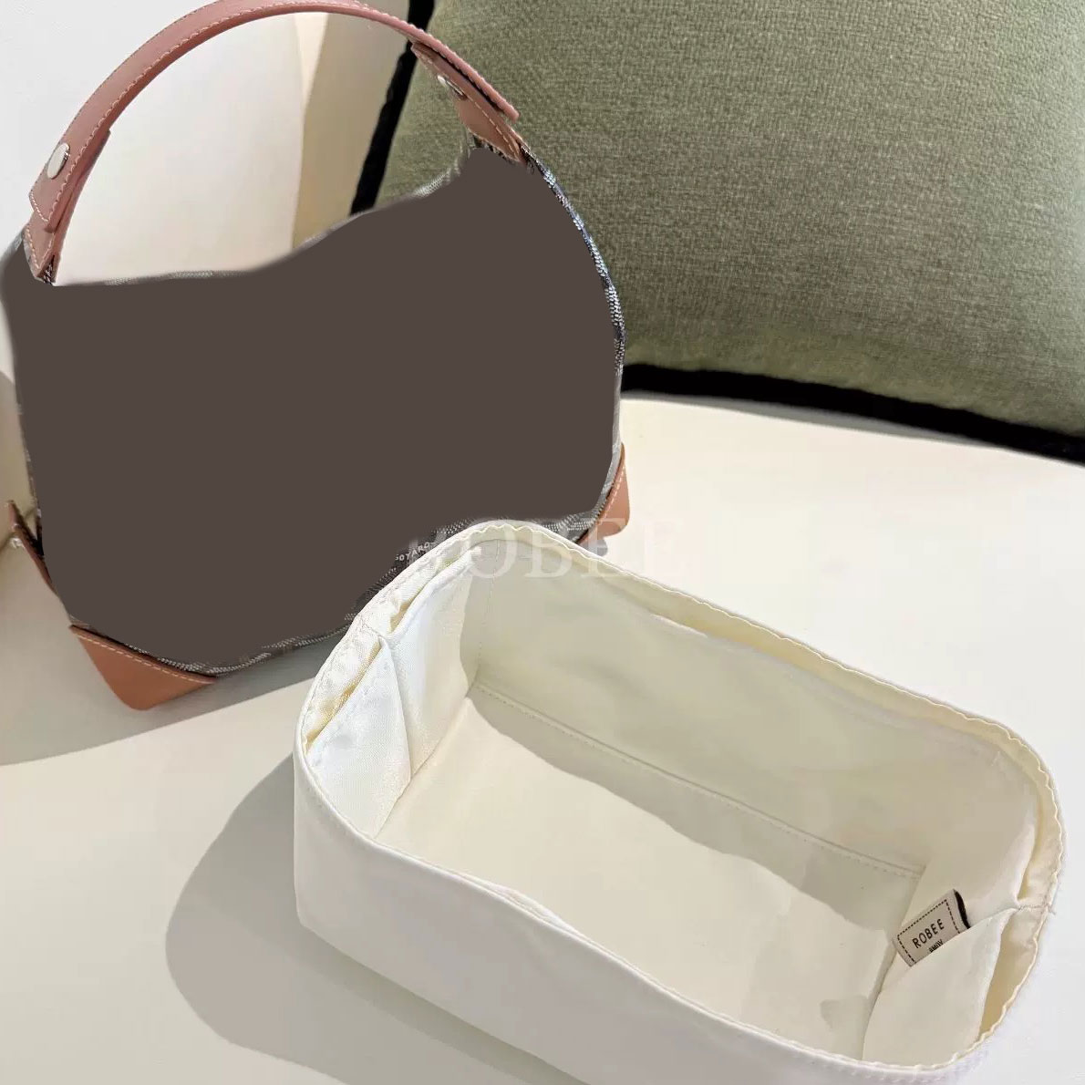 バッグインバッグ ゴヤール ボウリング25対応 Goyard Bowling25対応 ナイロン 軽量 自立 インナーバッ..