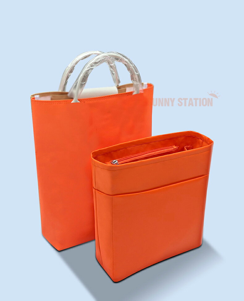 バッグインバッグ ロンシャン Longchamp Replay対応 ナイロン 軽量 自立 インナーバッグ チャック付き 小さめ 大きめ バッグの中 整理 整頓 通勤 旅行バッグ 防水 水洗可能 バッグ 内部 底 汚れ防止 PaBin sunnystation-10003839 Sunny Station サンプル画像2