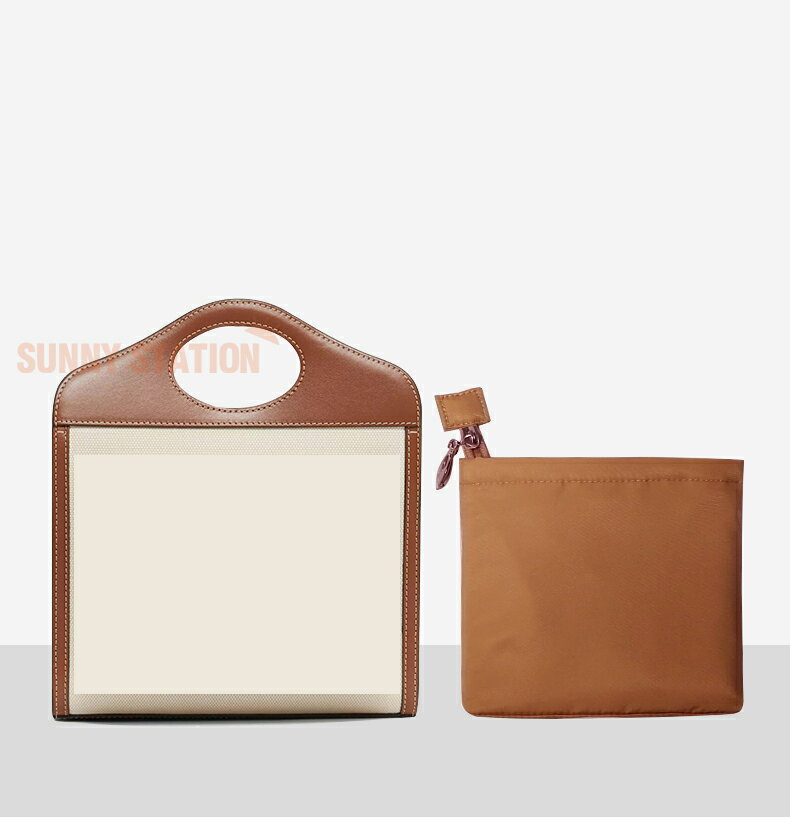 バッグインバッグ バーバリー Burberry pocke対応 ナイロン 軽量 自立 インナーバ...