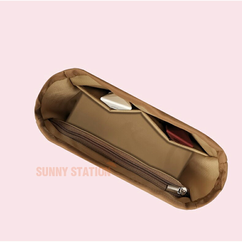 バッグインバッグ プラダ Prada Hobo対応 ナイロン 軽量 自立 インナーバッグ チャック付き 小さめ 大きめ バッグの中 整理 整頓 通勤 旅行バッグ 防水 水洗可能 バッグ 内部 底 汚れ防止 PaBin sunnystation-10003882 Sunny Station サンプル画像3