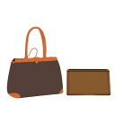 バッグインバッグ ゴヤール対応 Goyard bellechasse 対応 ナイロン 軽量 自立 Goyard対応 チャック付き 小さめ 大きめ バッグの中 整...