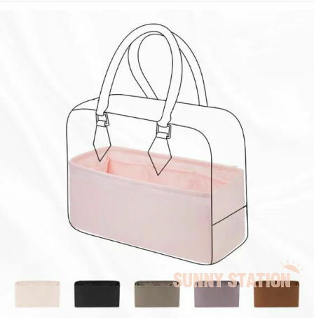 バッグインナーバッグ　バッグインバッグ　インナーバッグ　高級絹　高級サテン　トートバッグ用Hermes Plume28/32Bags対応 PaBin