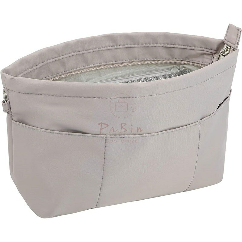 Rakuten - バッグインバッグ A5 小さめ 横 インナーバッグ バックインバック 防水 軽量 化粧ポーチ 小物収納 小さめ 収納バッグ 仕切り トートバッグ用 ファスナー付き bag in bag バッグ 内部 底 汚れ防止 PaBin