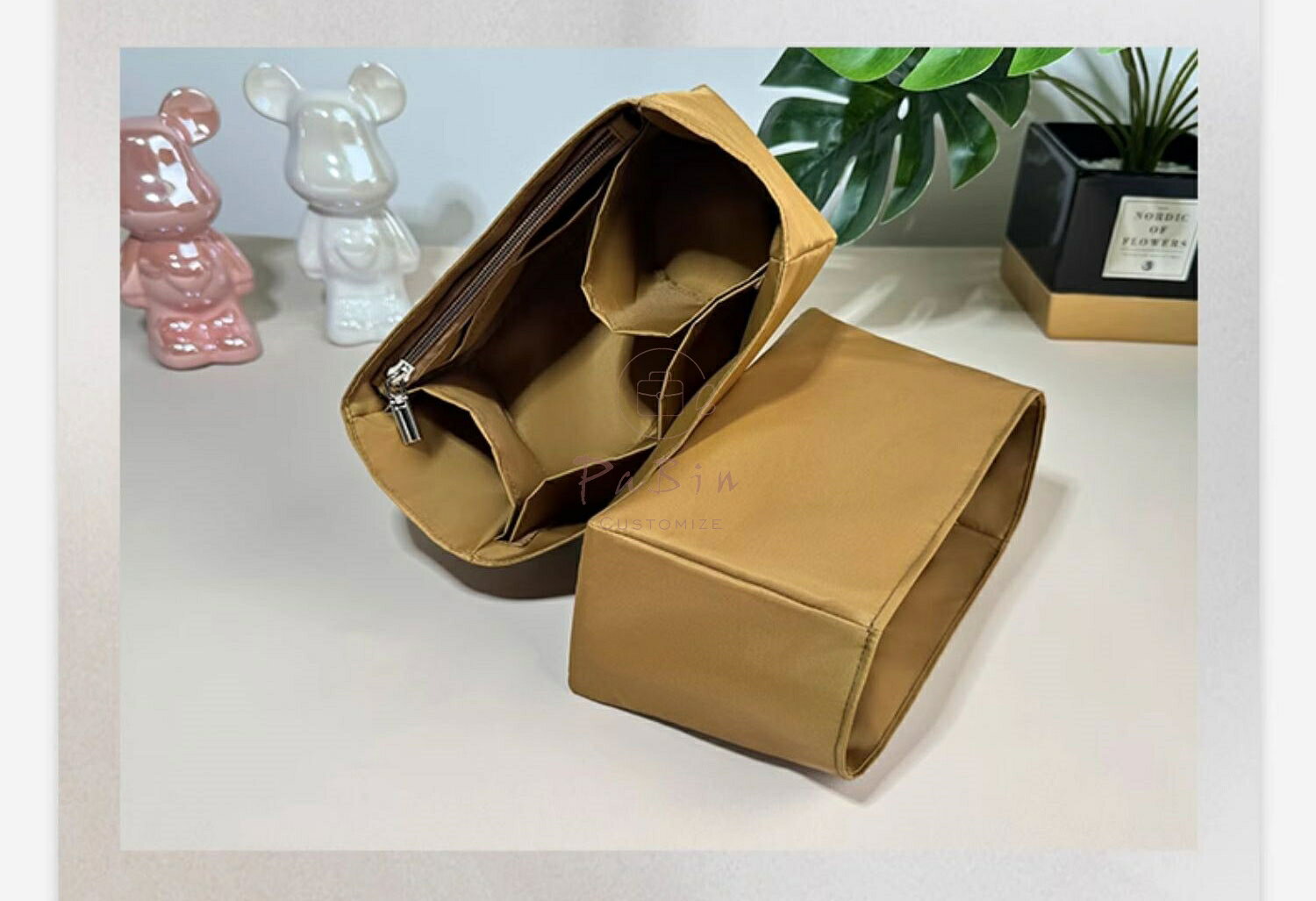 バッグインバッグ FURLA ERA対応 ナイロン 軽量 自立 インナーバッグ 小さめ 大きめ バッグの中 小物入れ 整理 整頓 通勤 防水 旅行バッグ バッグ 内部 底 汚れ防止 PaBin sunnystation-10005647 Sunny Station サンプル画像2