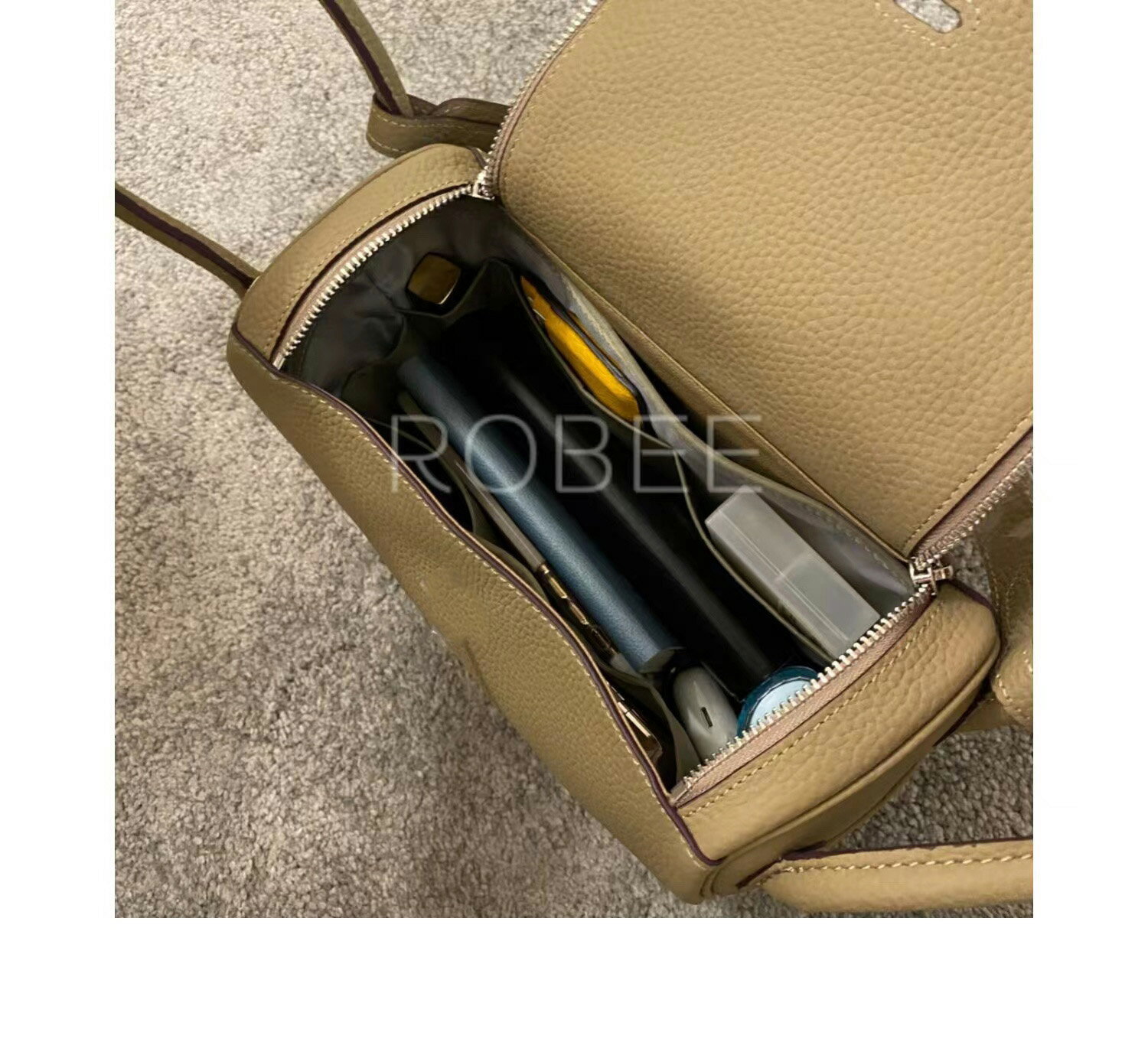 バッグインバッグ エルメス リンディmini/26/30/34対応 自立 軽い Hermes lindy対...