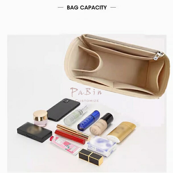 バッグインバッグ TOD'S T TIMELESS対応 トッズ T タイムレス対応 トートバッグ用 フェルト 軽量 自立 インナーバッグ 大容量 チャック付き 小さめ 大きめ バッグの中 整理 整頓 通勤 旅行バッグ バッグ 内部 底 汚れ防止 PaBin sunnystation-10006259 Sunny Station サンプル画像3