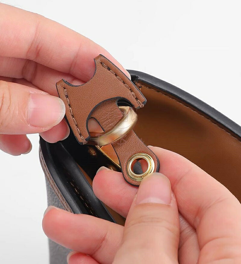 1ペア 本革 摩耗防止 Louis Vuitton Dauphine対応 コーナ保護 摩擦防止 取り付け簡単 互換品 カスタマイズ PaBin