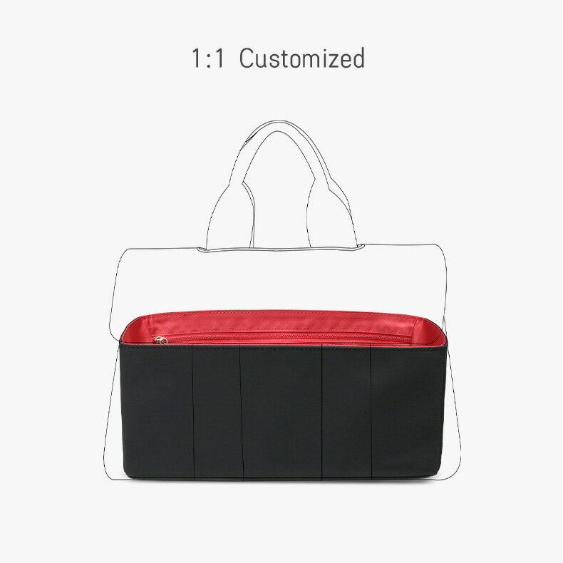 全12色 バッグインバッグ エルメス対応 Hermes Valparaiso対応 ナイロン 軽量 自立...
