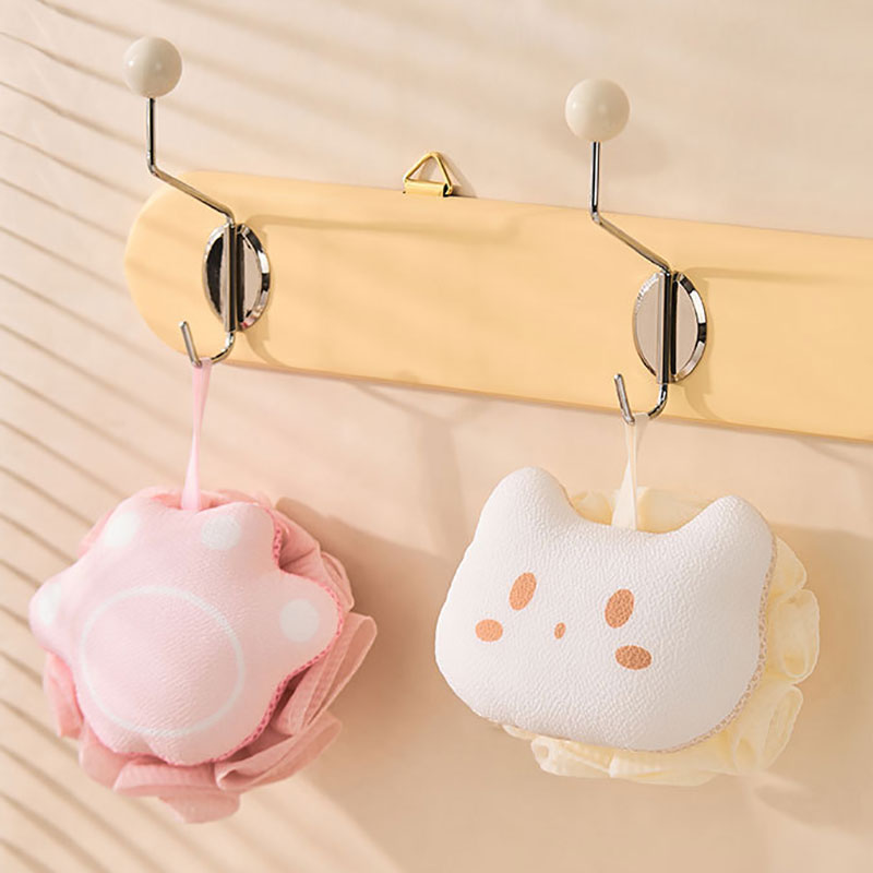 ボディスポンジ 泡立てネット かわいい 猫 ボディー用 シャボンボール 子供 女性 男性用 お風呂 ボディ..
