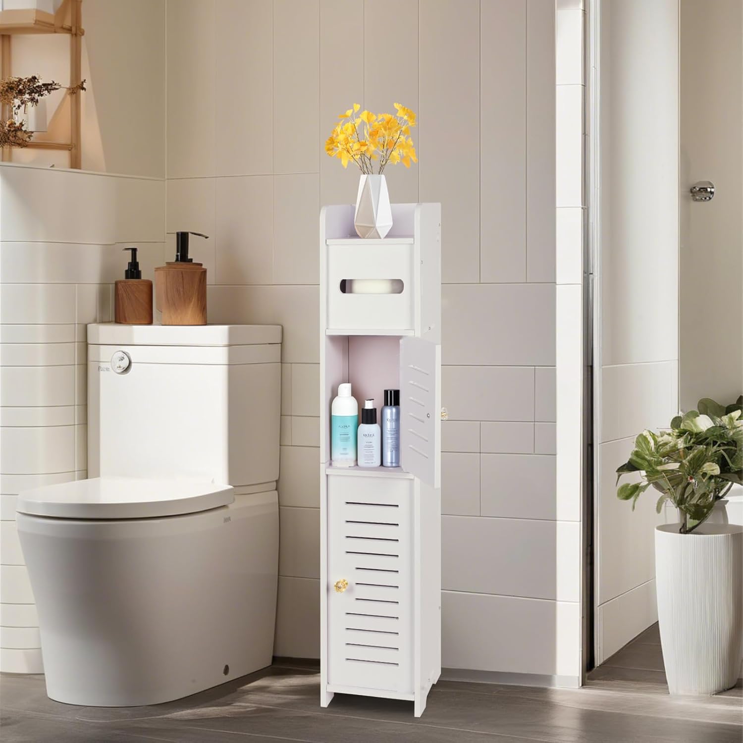 【最安値挑戦！楽天スーパーSALE限定】トイレラック トイレ収納 玄関収納ラック 隙間収納ラック ランド..