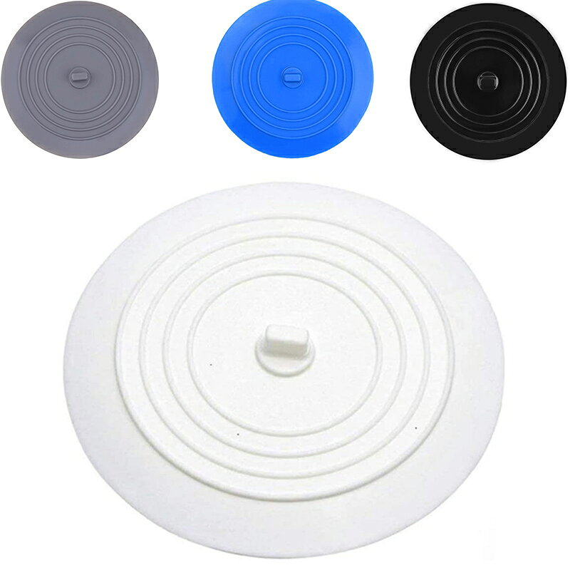 Rakuten - 排水溝 ふた 排水口カバー 15cm 止水栓 浴槽ストッパー 排水口ふた 風呂栓 シンクストッパー 止水ふた 水止めキャップ 目皿 流し用止水フタ 流し排水栓