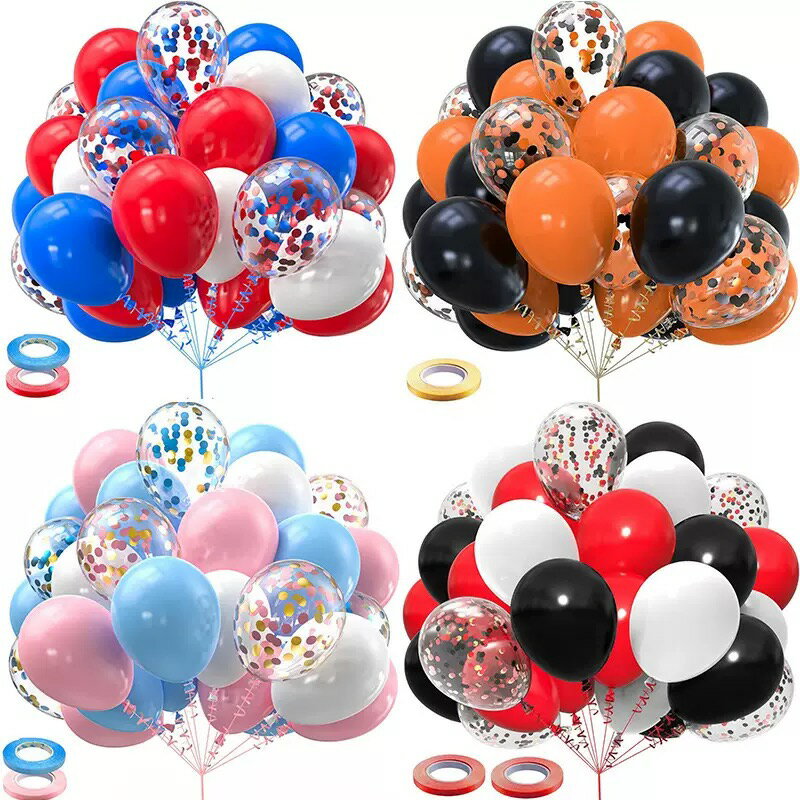 【最安値挑戦!楽天スーパーSALE限定】90個 風船 バルーン ピンク お誕生日 ゴム風船 セット 飾り付け happy birthday バルーン 吹雪入れ ...