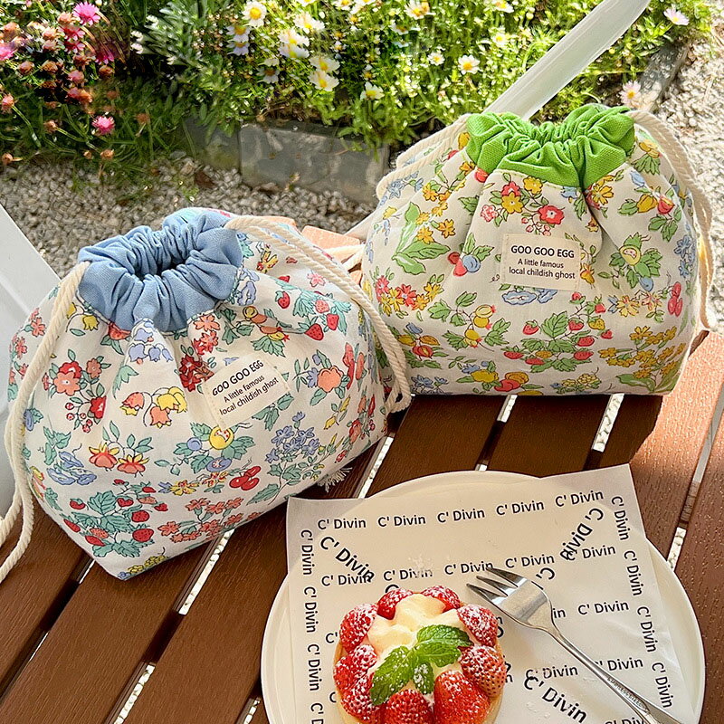 樂天商城 - ポーチ 巾着袋 収納袋 花柄 化粧ポーチ かわいい 軽い バッグインバッグ インナーバッグ 収納 旅行 収納ポーチ 収納バッグ アクセサリーポーチ 大容量 小物入れ 旅行用品 整理用 秋 冬