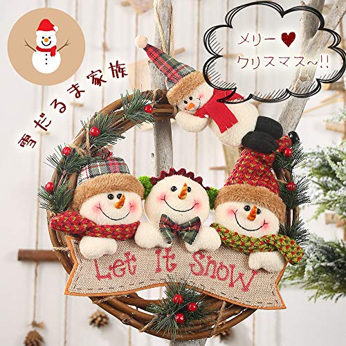 29cm 花輪 飾り 玄関リース 壁飾り かわいい おしゃれ 店舗 造花 子どもが大好き プレゼント 贈り物 雪..