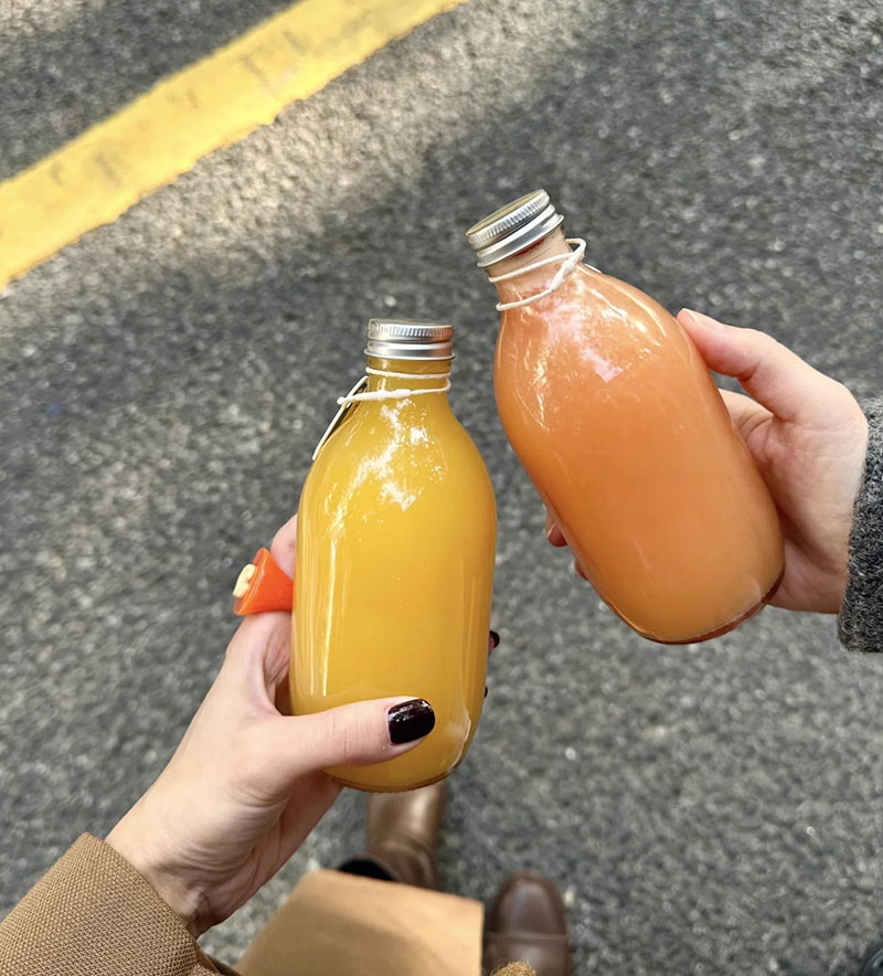 Rakuten - 15/20個セット ドリンクボトル 300/500ml フタ付き プラコップ かわいい 持ち帰り 可愛い 透明 タピオカボトル チーズティー バナナジュース カフェ 飲み物 コップ おしゃれ ボトル ドリンク