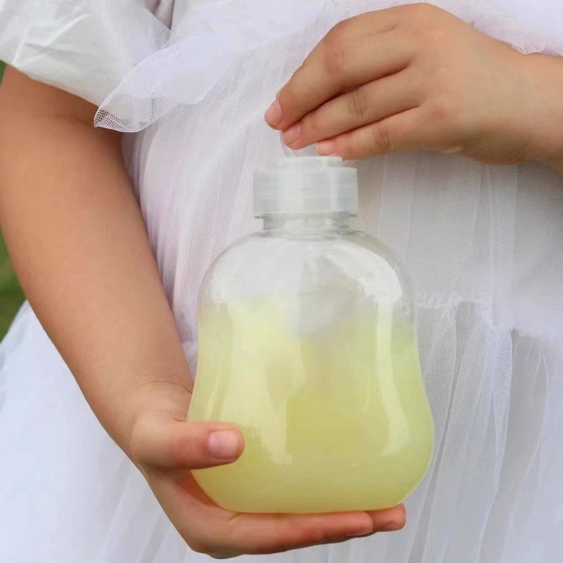 Rakuten - 20個セット ドリンクボトル 350/400/500ml フタ付き プラコップ かわいい 持ち帰り 可愛い 透明 タピオカボトル チーズティー バナナジュース カフェ 飲み物 コップ おしゃれ ボトル ドリンク