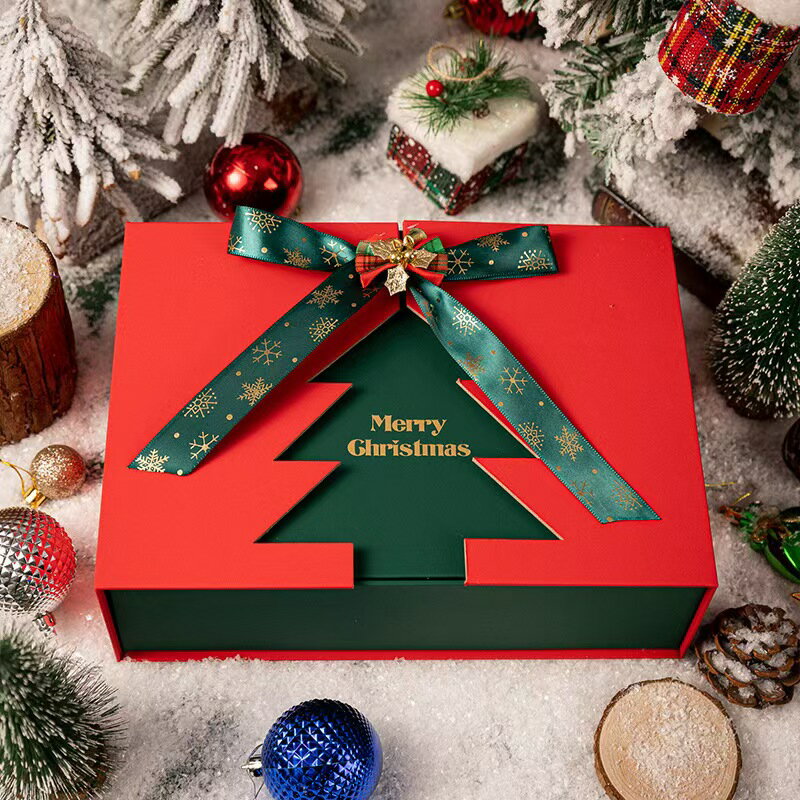 樂天商城 - ギフトボックス クリスマス リンゴボックス クリスマス飾り付け 雰囲気満点（包装ケースのみ販売）
