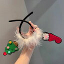 【半額★楽天スーパーSALE】カチューシャ クリスマス 飾り クリスマスカチューシャ 髪飾り クリスマス雰囲気満々 レディース 子供 可愛い パーティー 写真撮...