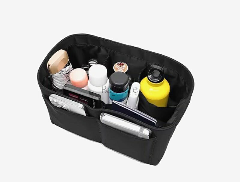 Rakuten - バッグインバッグ 大容量 自立 軽量 ナイロン 防水 インナーバッグ シンプル 無地 収納バッグ 収納ポーチ マルチポケット 旅行バッグ 仕切り 整理 収納 バッグ PaBin