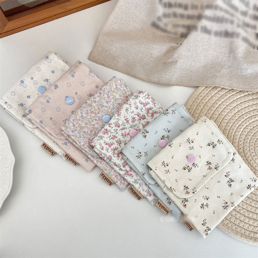 Rakuten - ポーチ 花柄 収納ポーチ 化粧ポーチ 女の子 コインケース 生理用品 化粧品 収納 ミニポーチ 小物入れ 小物収納 人気 防塵 整理 携帯用 通勤用 お出かけ レディース ファッション かわいい おしゃれ 小銭入れ 2サイズ・6色展開