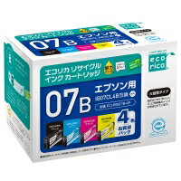 Rakuten - エプソンインク(リサイクルインク)エコリカ IB07CL4B(4色パック)ecorica 【安心保証】【送料無料】PX-S6010 PX-M6010F PX-M6011F