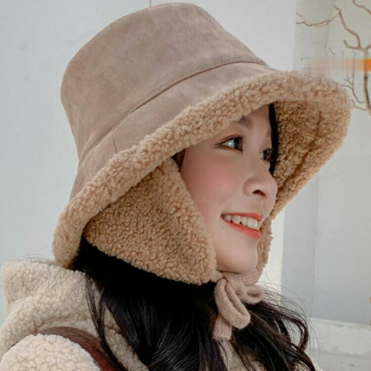 帽子 耳当て付き 自転車用 防寒 暖かい つば広 サファリハット 冬春兼用 風飛ばない