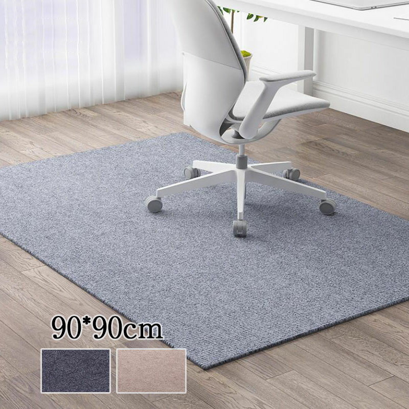 Rakuten - ＼スーパーセール限定クーポンあり／ チェアマット フロアマット 床保護マット 90×90cm 厚み6mm 静音吸音 滑り止め 丸洗い可能 多機能 畳保護 オフィスホーム保護パッド