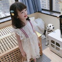 子供服 女の子 ワンピース 半袖 韓国子供服 キッズ チュールワンピース キッズフォーマルワンピース 90cm 100cm 110cm 120cm 130cm