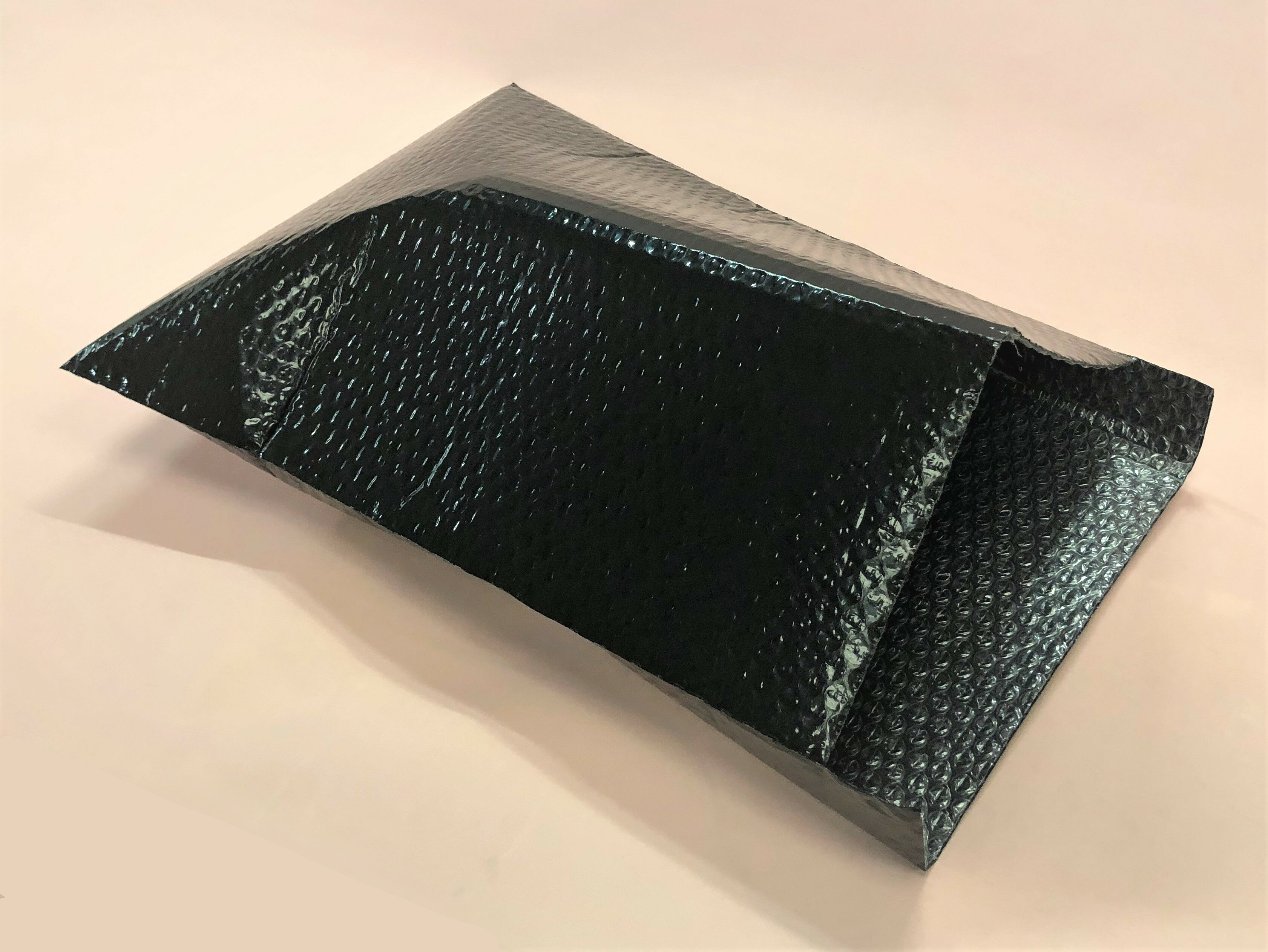 プチプチ袋　黒　d42L（360×480+40mm）1000枚【 個人様不可 】【 くつ箱　ギフトボ...