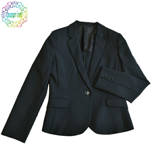 2点セットスーツ リクルートスカートスーツ レディース 就活 1つボタン ブラック ウォッシャブル お家でお洗濯OK! ビジネススーツ オフィススーツ オフィスユニフォーム 事務服 制服 通勤 就活 面接 就職活動 面接スーツ【訳あり】